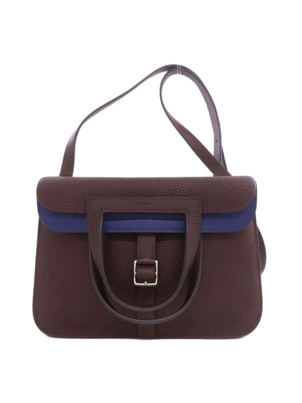 Hermes Arzan Mini Silver Shoulder Bag Taurillon
